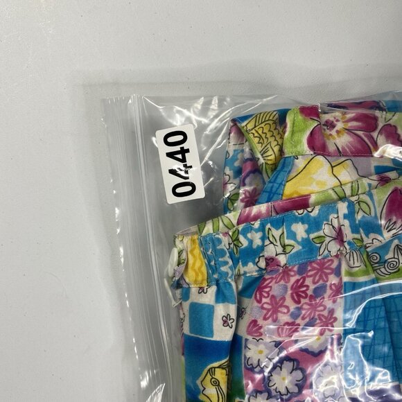 Silkland Pants 10 Colorful Dress Ankle Straight Artsy Mid Rise Office - Picture 13 of 13